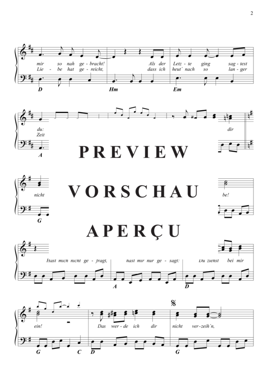 Produktgalerie: Seite 3 von 4 Das werde ich dir nicht verzeihn , Borg, Andy, Klavier und Gesang