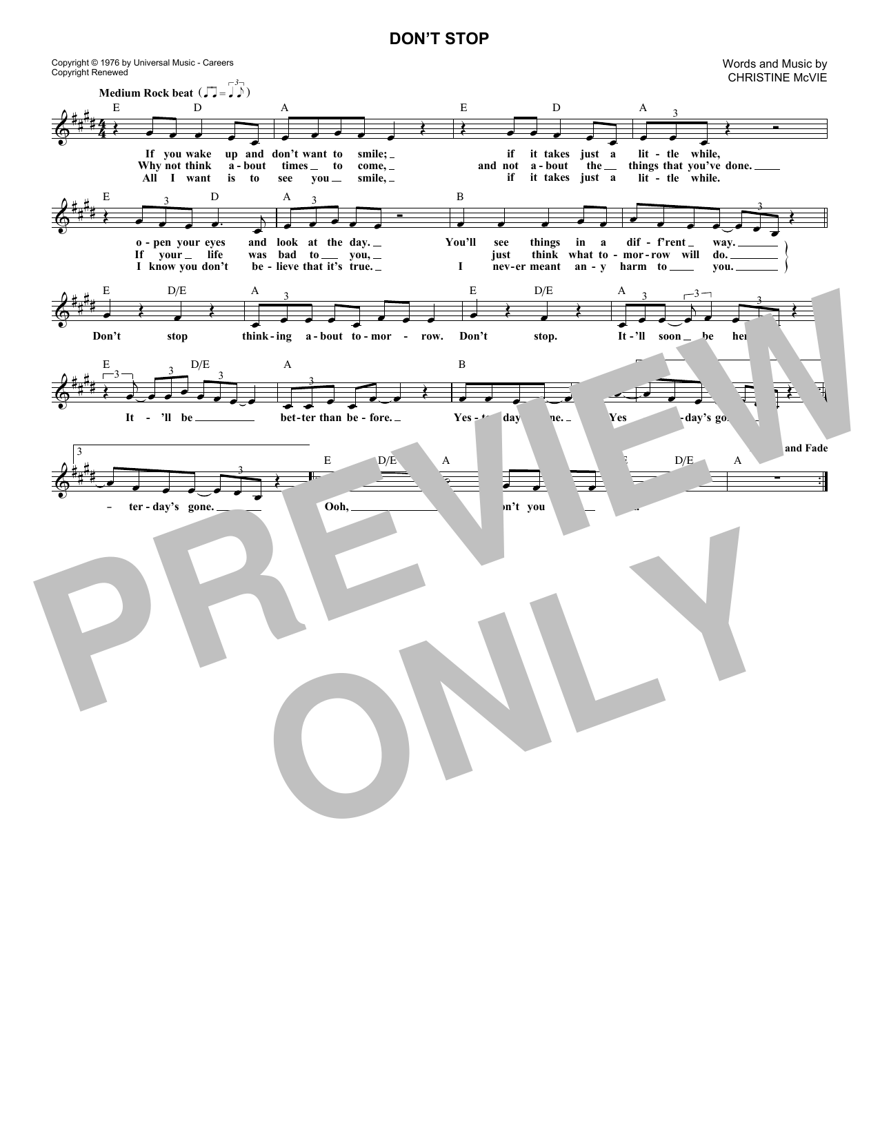 Produktbild zu: Don't Stop