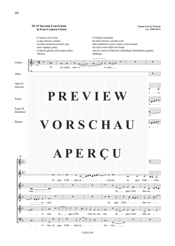 Produktgalerie: Seite 2 von 5 O sacrum convivium, , Gemischter Chor 5-stimmig