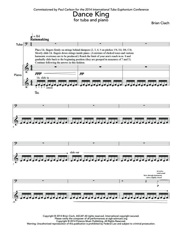Produktgalerie: Seite 1 von 11 Dance King, , (Tuba und Klavier)