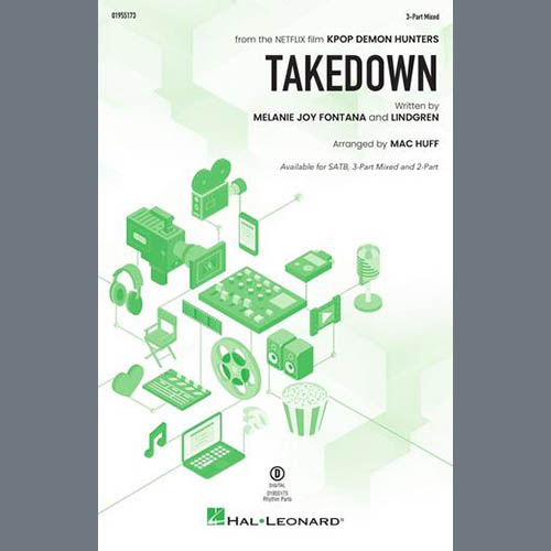 Produktbild zu: Takedown (from KPop Demon Hunters) (arr. Mac Huff)