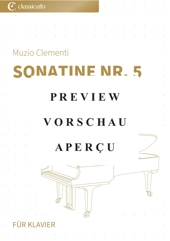 Produktgalerie: Seite 2 von 16 Sonatine Nr. 5 , , Klavier Solo