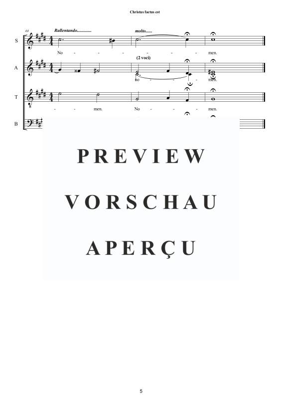 Produktgalerie: Seite 6 von 11 Christus factus est - Ambrosianischer Gesang, , Gemischter Chor