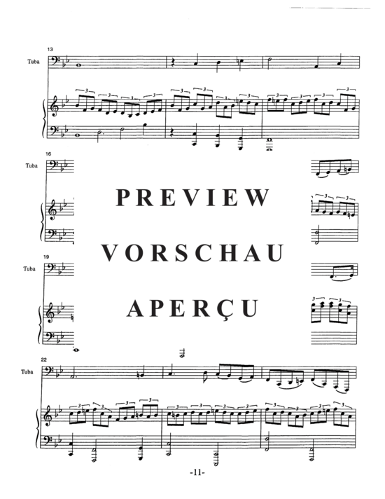 Product gallery: Page 13 of 21 Sonata for Tuba and Piano , , (tuba + piano)