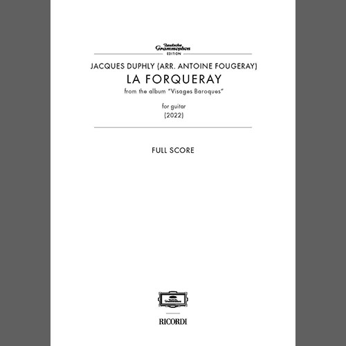 cover: La Forqueray (arr. Antoine Fougeray), Jacques Duphly