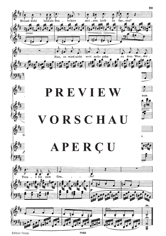 gallery: Die Krähe D.911-15 (Winterreise) , ,  (Gesang mittel + Klavier)