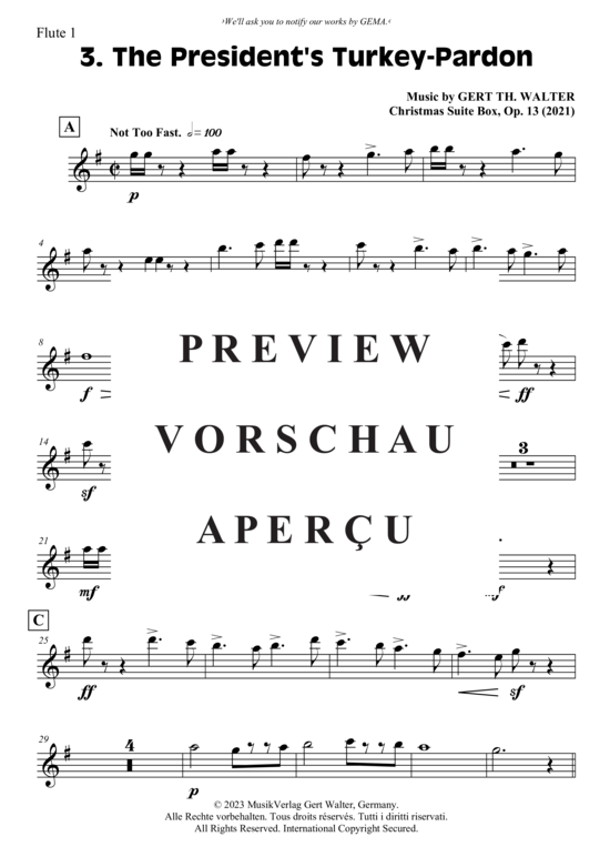 gallery: The President´s Turkey-Pardon , , (Kammerorchester)
