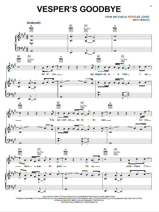 Produktbild zu: Vesper's Goodbye