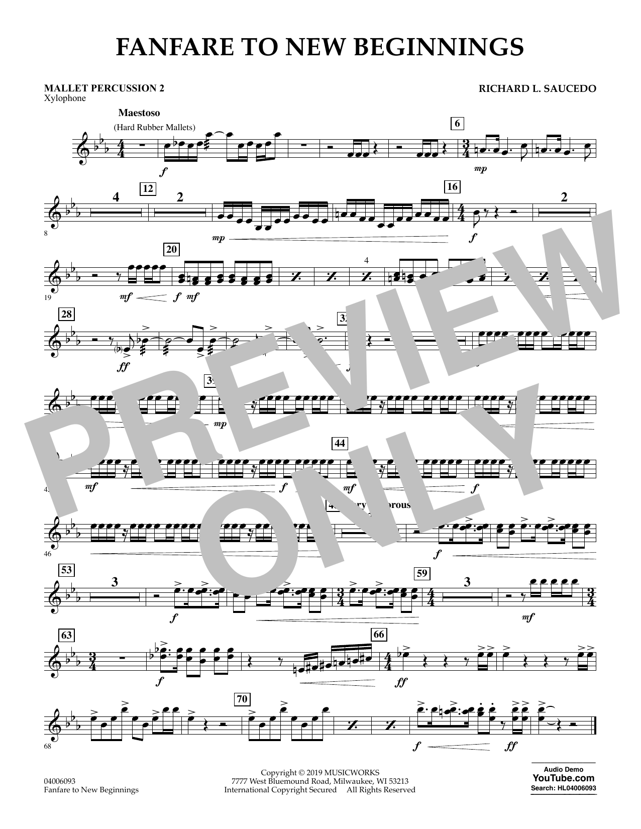 Produktgalerie: Seite 1 von 1 Fanfare for New Beginnings - Mallet Percussion 2, , Ensemble