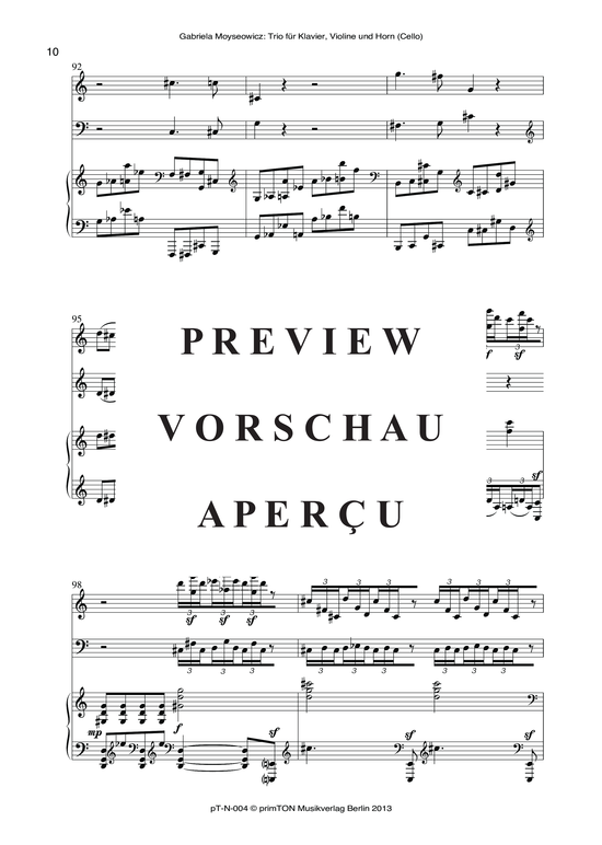 Product gallery: Page 15 of 21 TRIO, , piano, violin and horn/cello