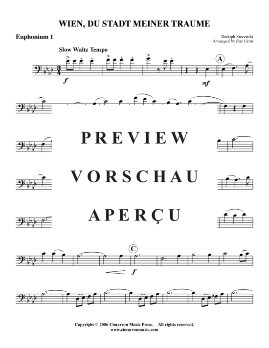 Product gallery: Page 4 of 15 Wein, Du Stadt Meiner Träume , , (Tuba Quartet: 2x Baritone, 2xTuba)