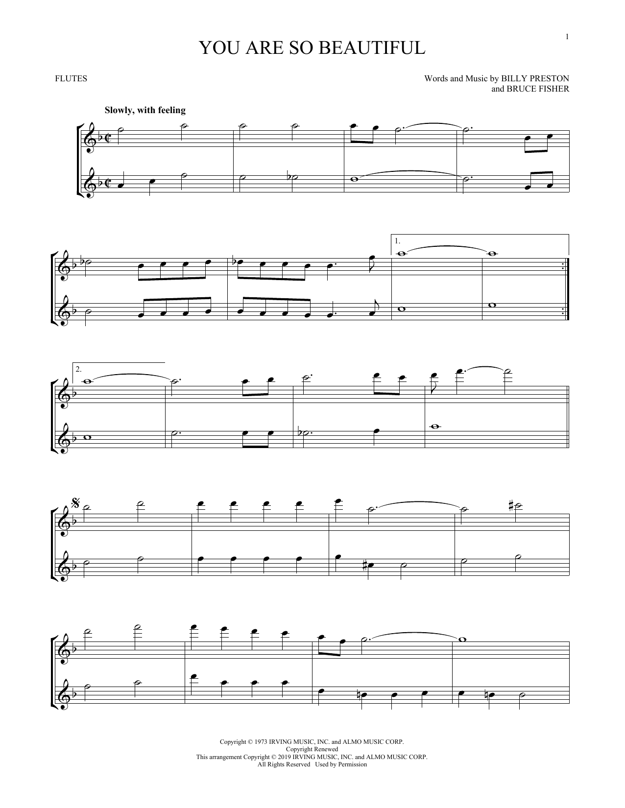 Product gallery: Page 1 of 1 You Are So Beautiful, Joe Cocker