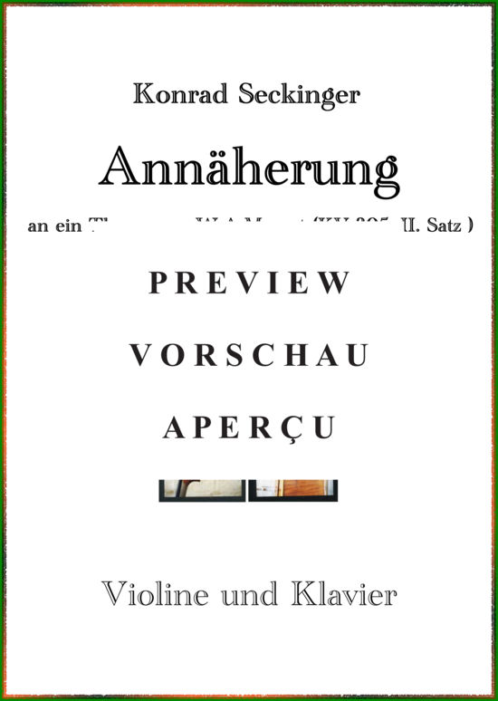 gallery: Annäherung , , (Klavier + Violine)