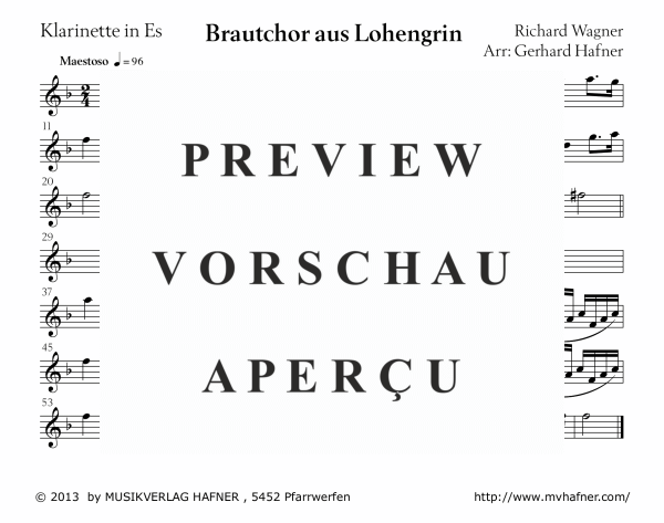 gallery: Brautchor aus Lohengrin, , (wind orchestra)