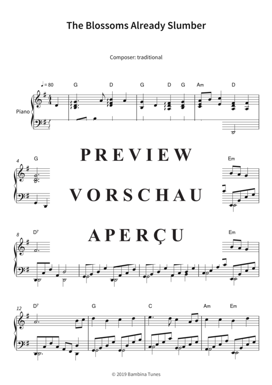 Produktgalerie: Seite 4 von 5 The Blossoms Already Slumber , , Klavier Solo