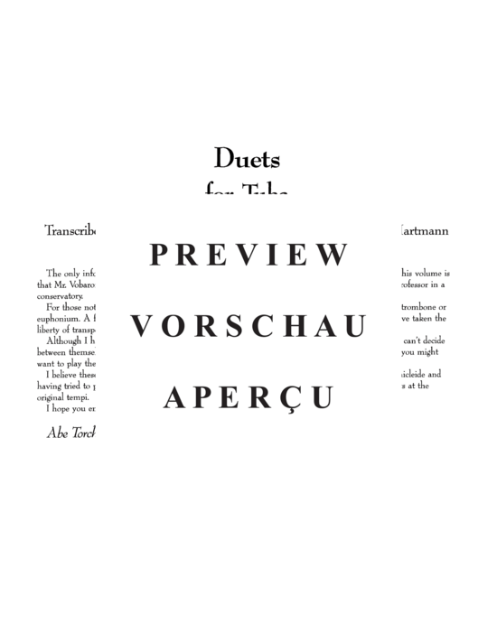 Product gallery: Page 3 of 17 Duets , , (Tuba Duet)