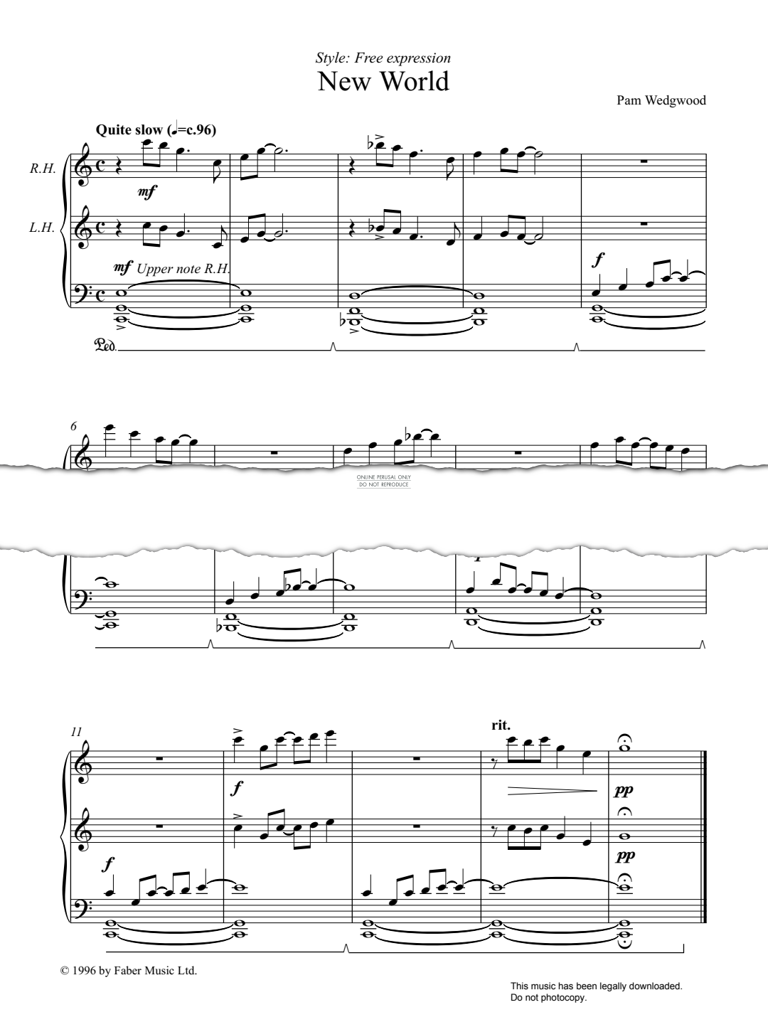 Produktbild zu: New World (from Jazzin' about Styles)