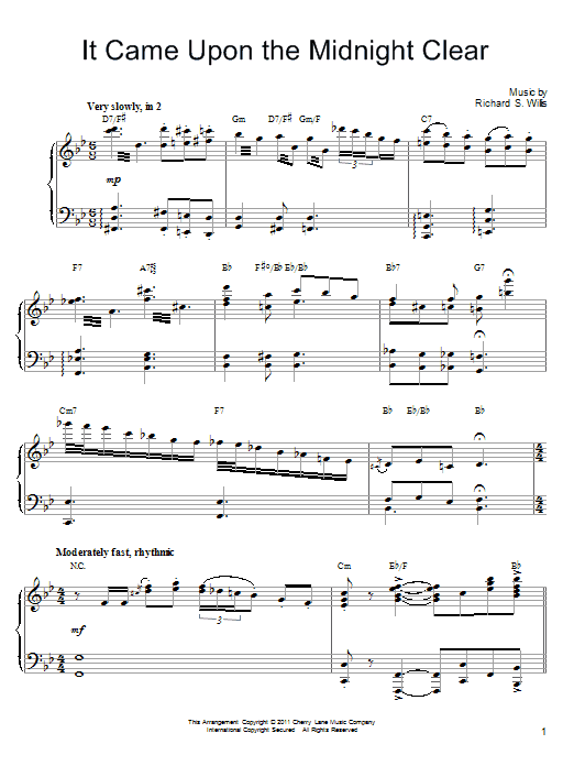 Product gallery: Page 1 of 1 It Came Upon A Midnight Clear [Gospel version], Edmund Hamilton Sears