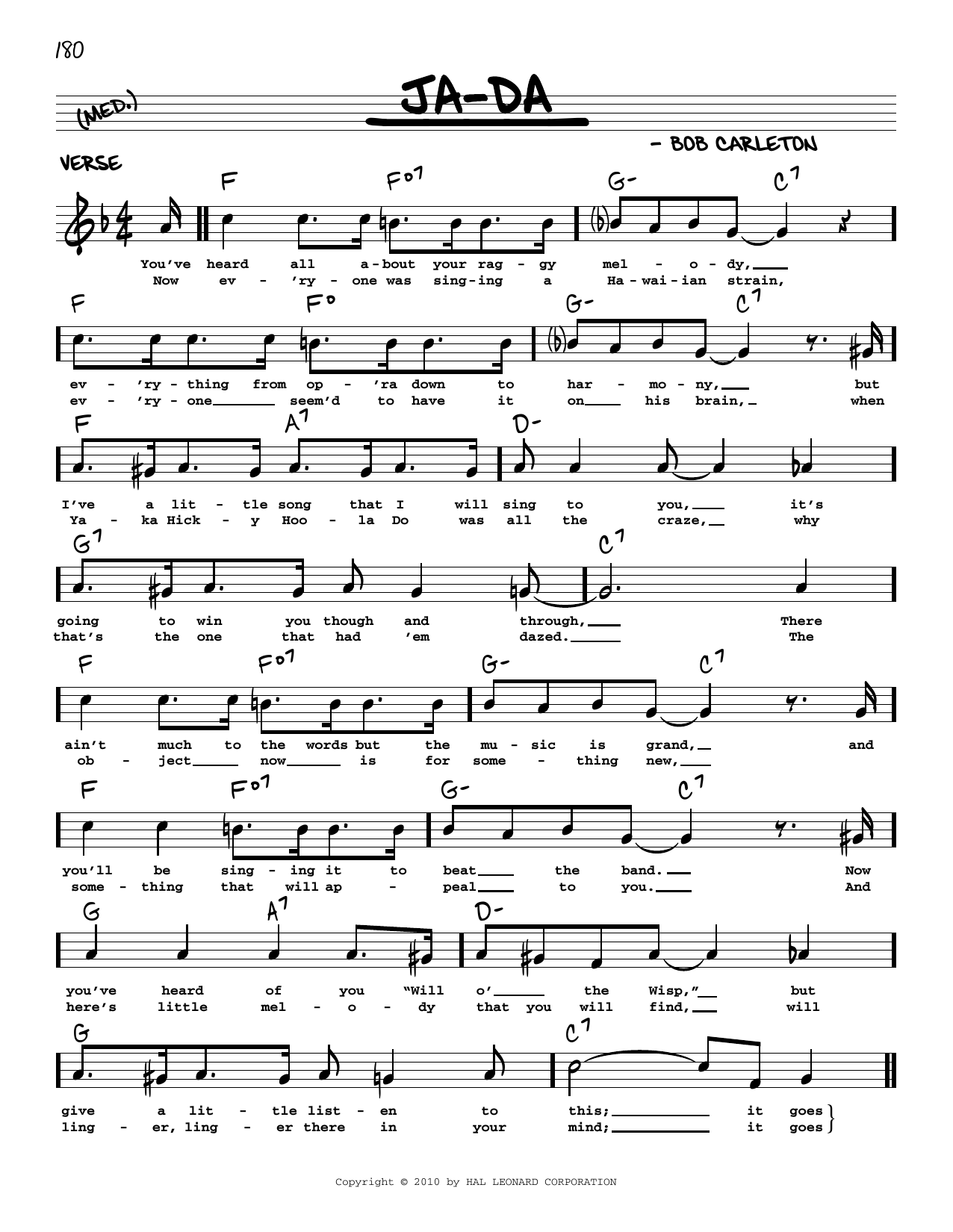 Product picture to: Ja-Da (arr. Robert Rawlins)