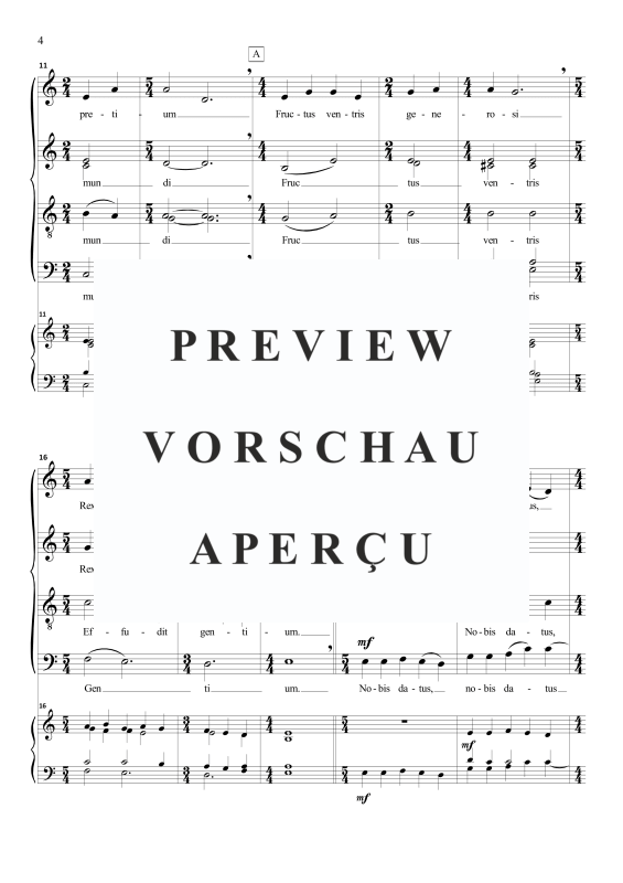 Produktgalerie: Seite 5 von 11 Pange Lingua (motet on Gregorian theme), , Gemischter Chor