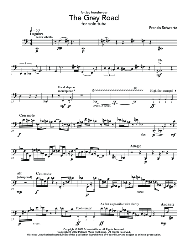 Product gallery: Page 1 of 7 Grey Road, The, , (Tuba Solo)