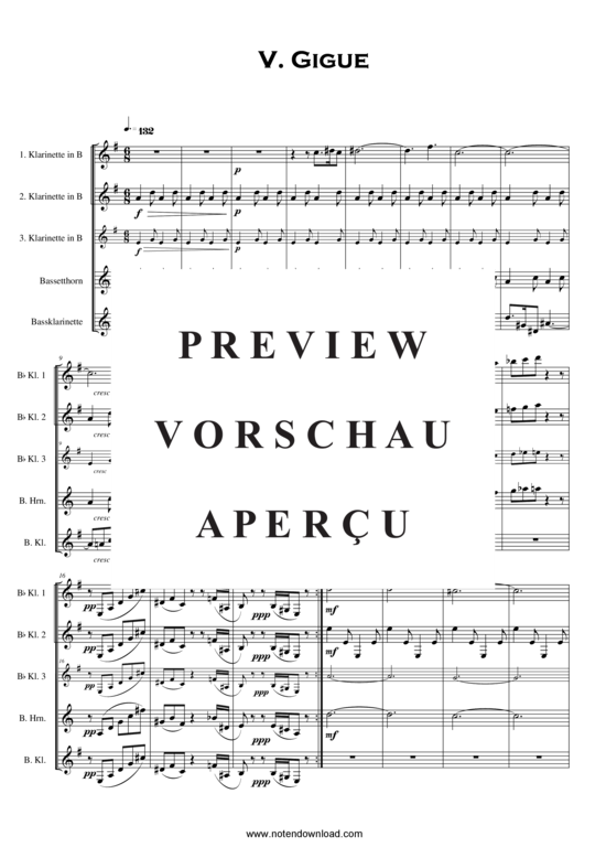 gallery: Der Engel vom westlichen Fenster , , (Klarinettenquartett Partitur)