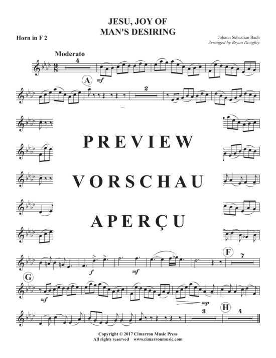 Product gallery: Page 10 of 16 Jesu, meine Freude (Jesu Joy of Man´s Desiring) , ,  (Horn ensemble 1-8 horns)