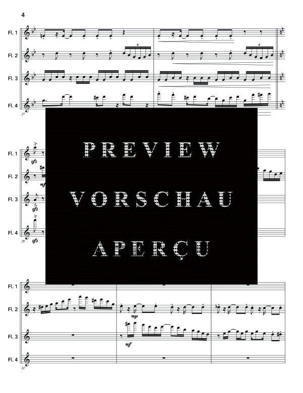 Product gallery: Page 8 of 11 Backbeat, , (Flute Quartet)