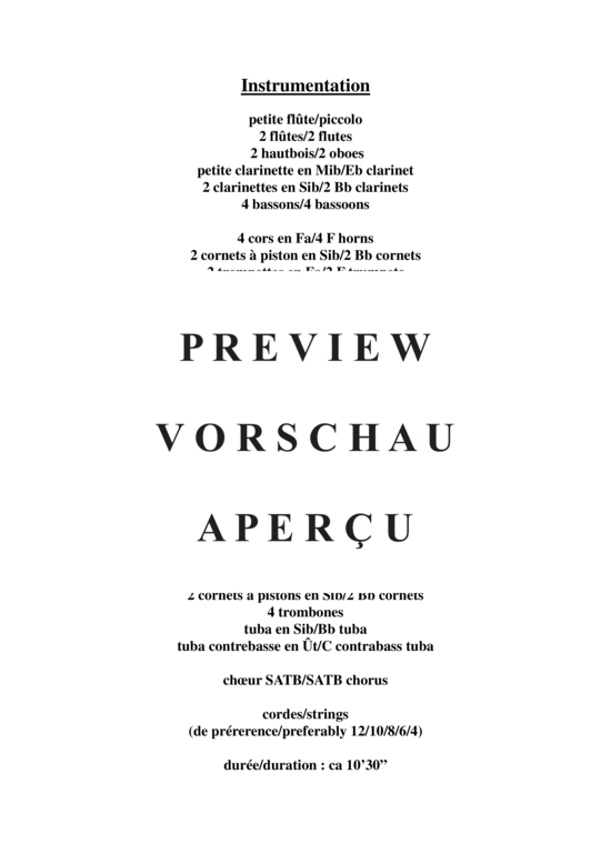 Product gallery: Page 4 of 35 Marche Solennelle for large orchestra, antihonal brass and SATB chorus , , (orchestra)