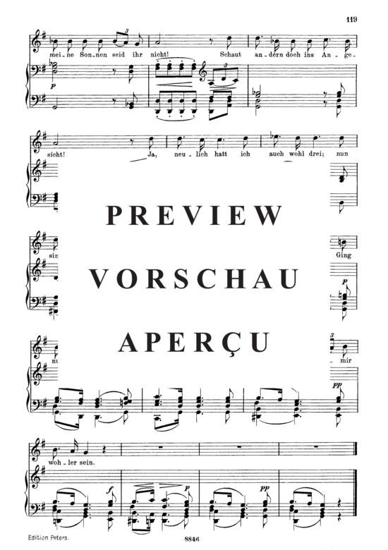 gallery: Die Nebensonnen D.911-23 (Winterreise) , ,  (Gesang mittel + Klavier)