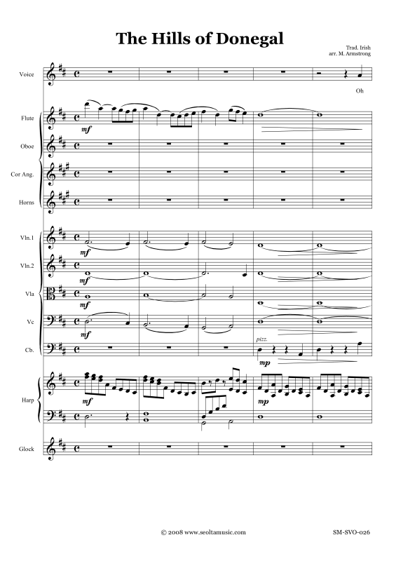 Produktgalerie: Seite 1 von 11 The Hills of Donegal, , Sopran Solo und Orchester