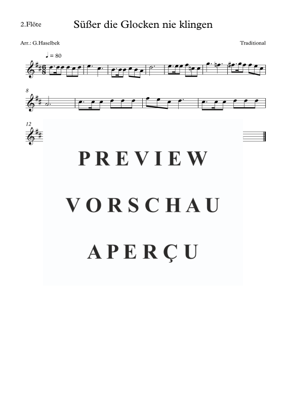 gallery: Süßer die Glocken nie klingen, , Flute Quartet