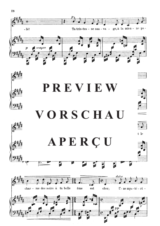 Product gallery: Page 4 of 5 Poème d'un jour (Rencontre) Op.21 No.1, , Medium Voice and Piano