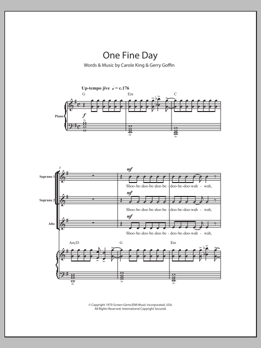 Produktbild zu:  One Fine Day - Carole King