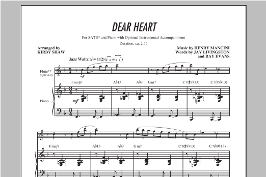 Product gallery: Page 1 of 1 Dear Heart, Kirby Shaw