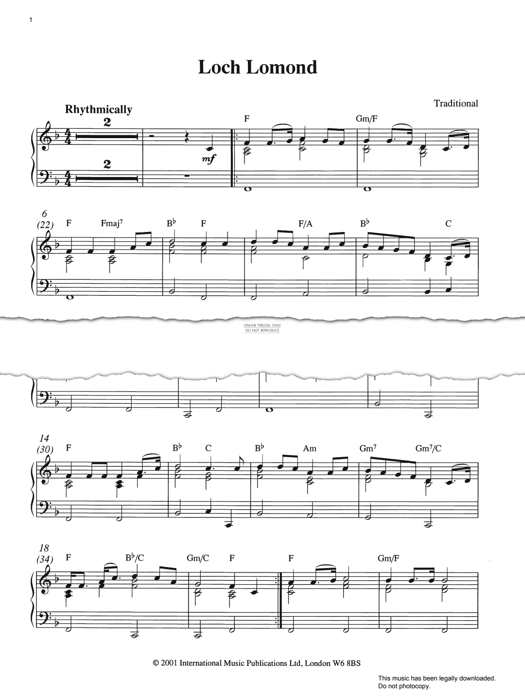 Produktbild zu: Loch Lomond