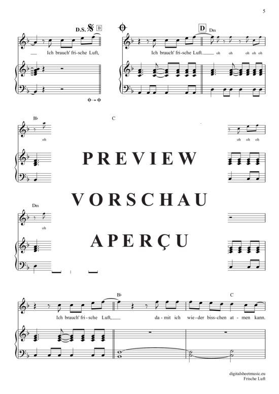 gallery: Frische Luft , Weiss, Wincent, (Klavier Begleitung + Gesang)