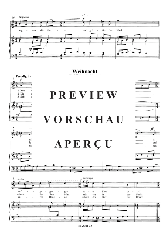 Product gallery: Page 7 of 10 Die Hirten bei Nacht - Weihnacht , , (soprano + piano)