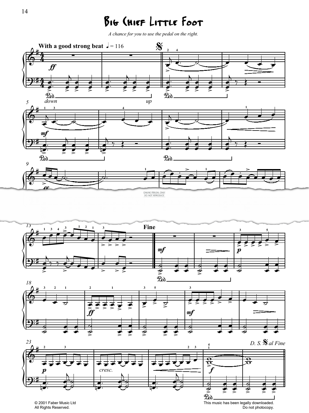 Product gallery: Page 1 of 1 Big Chief Little Foot, Pam Wedgwood