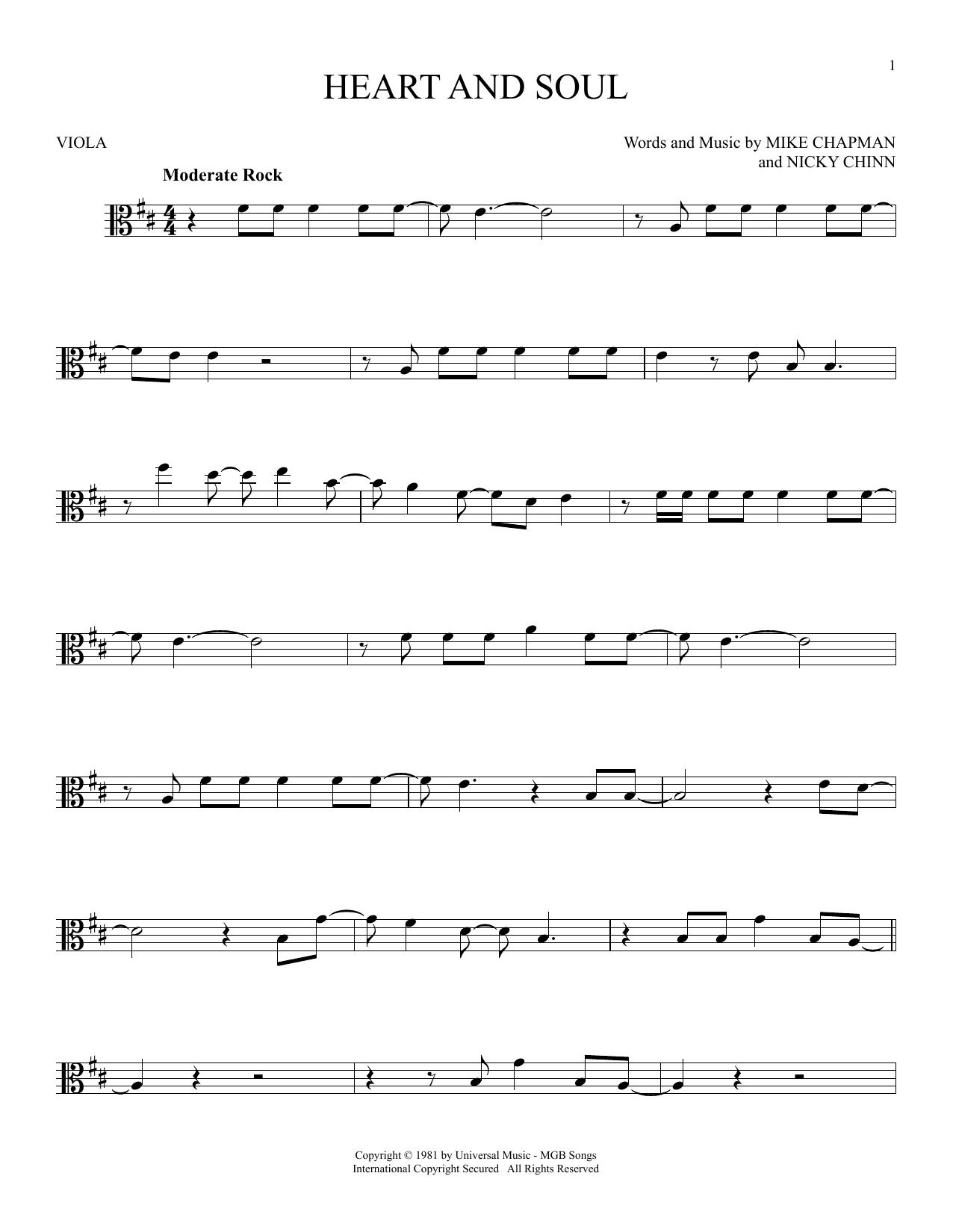 Product gallery: Page 1 of 1 Heart And Soul, Huey Lewis