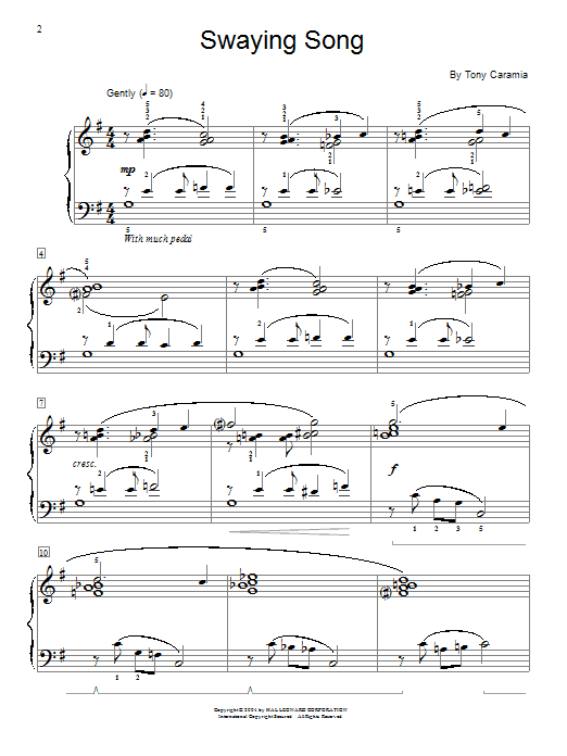 Produktbild zu: Swaying Song