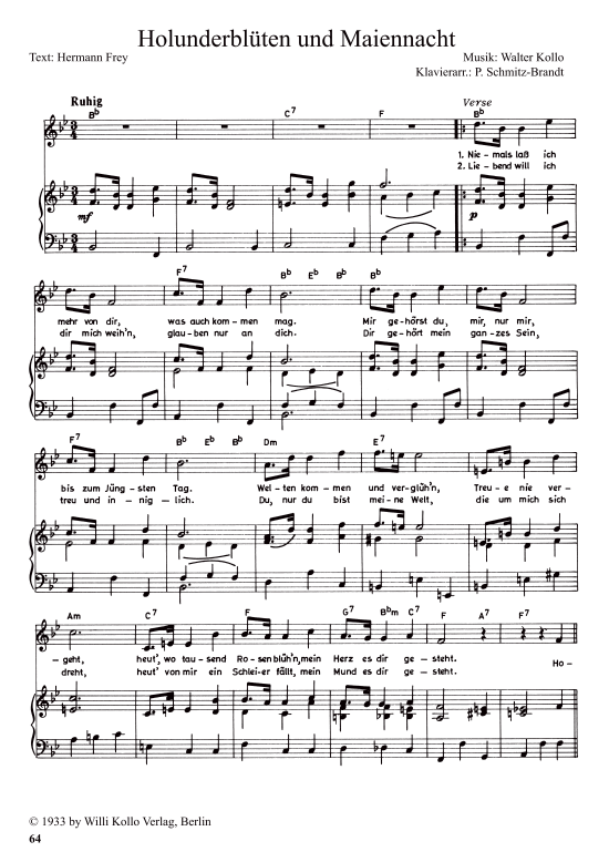 Produktbild zu: Holunderblüten und Maiennacht