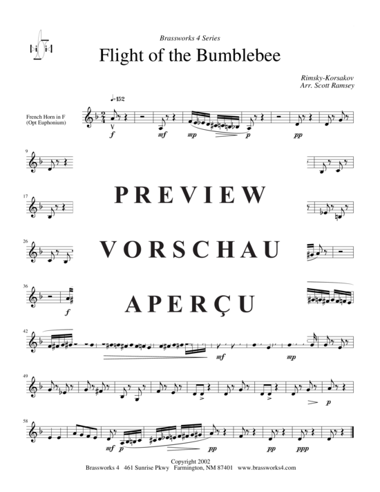 Produktgalerie: Seite 4 von 8 Hummelflug, , (2xTrompete in B, Horn in F, Posaune)