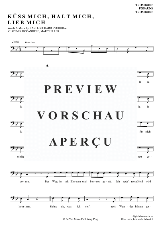 Product gallery: Page 2 of 4 Küss Mich, Halt Mich, Lieb Mich, Egli, Beatrice, (Posaune / Bariton)
