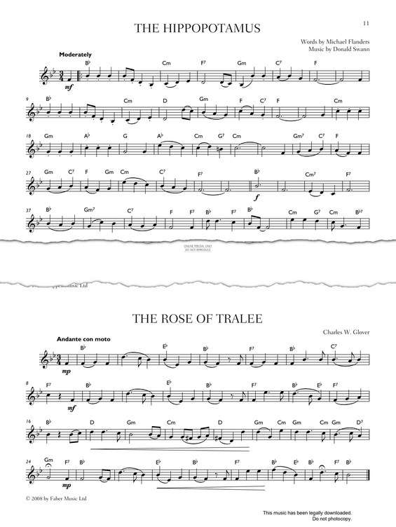 Produktgalerie: Seite 1 von 1 The Rose Of Tralee, Charles W. Glover, Trompete