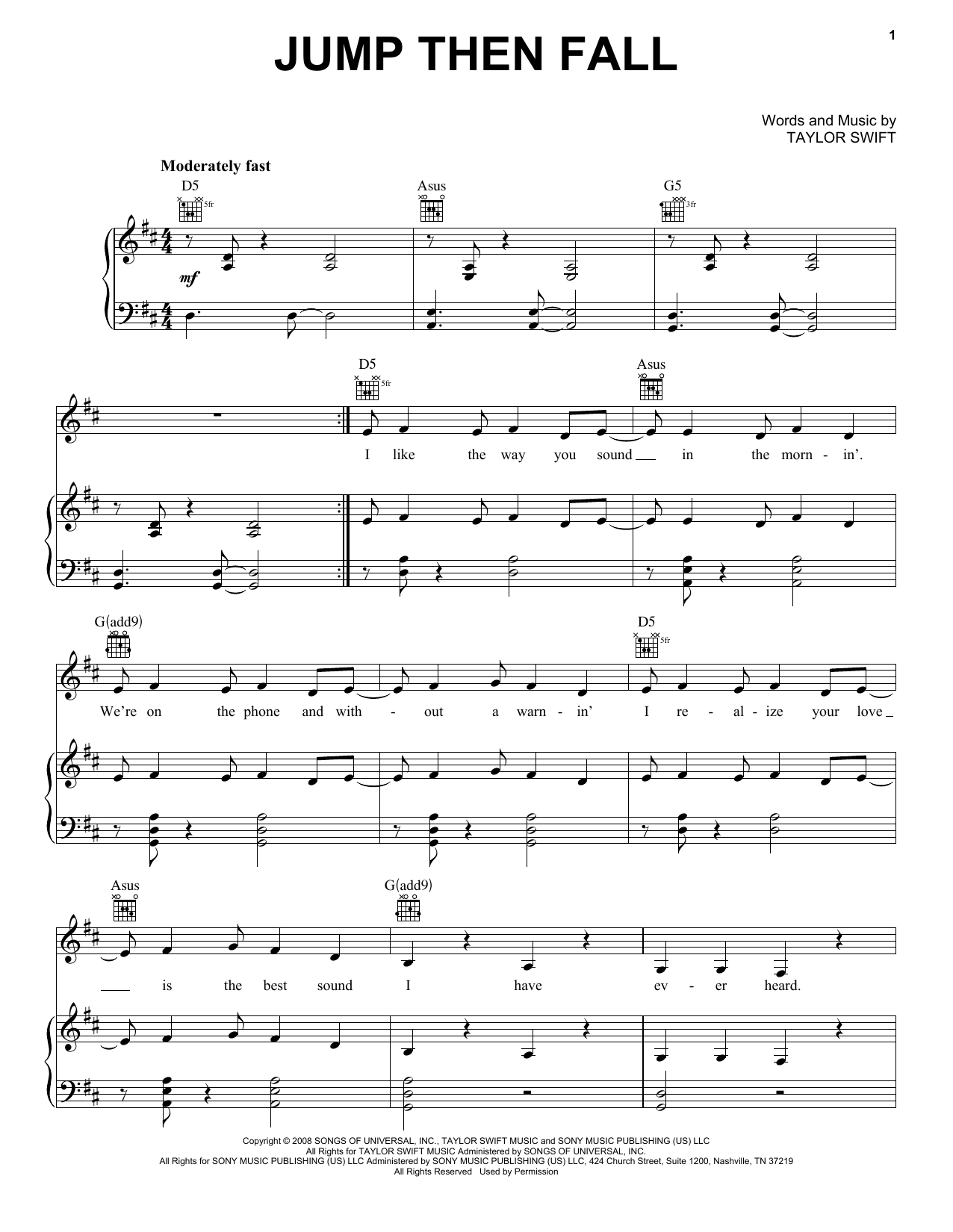 Produktbild zu: Jump Then Fall (Taylor's Version)