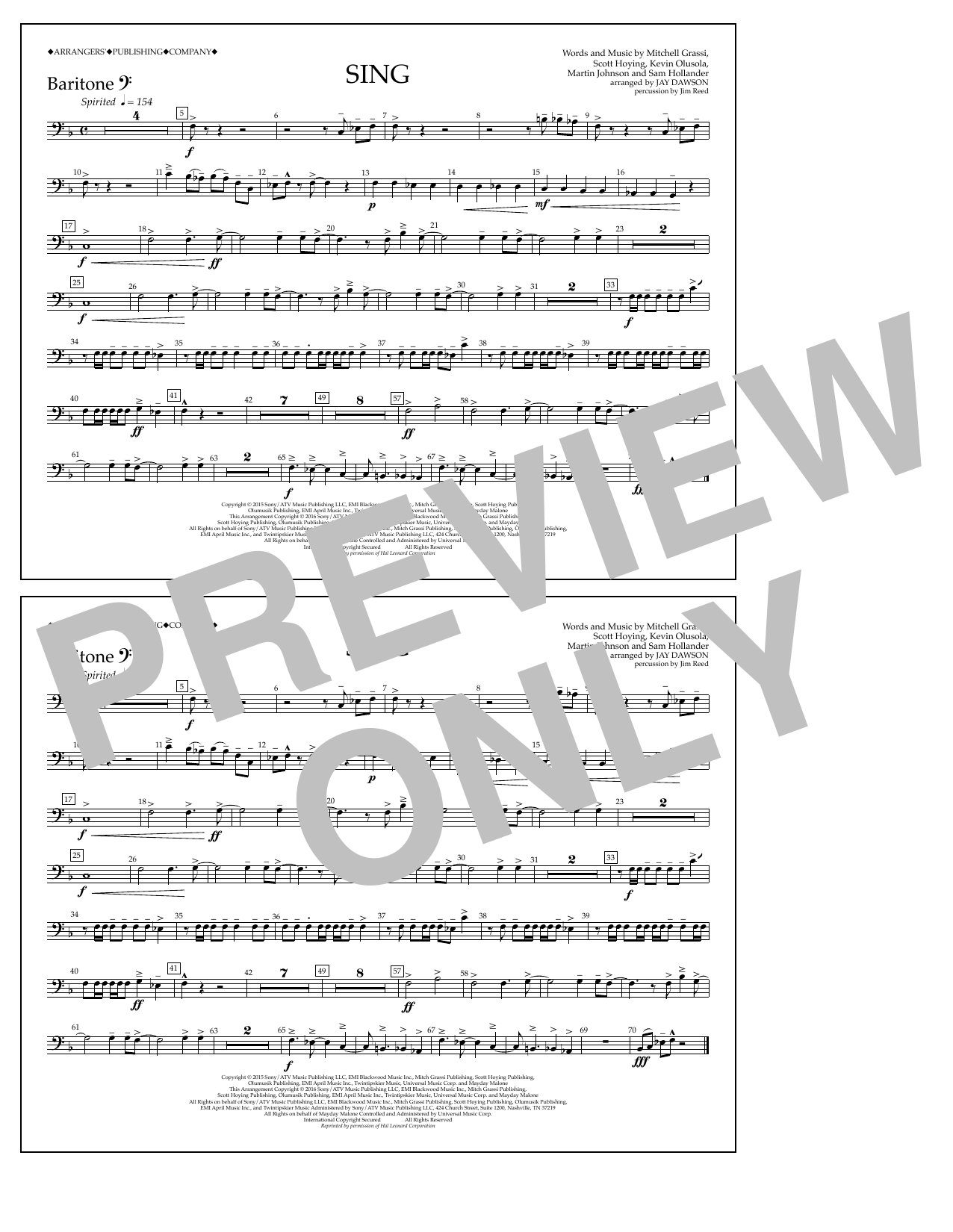 Product picture to: Sing - Baritone B.C.