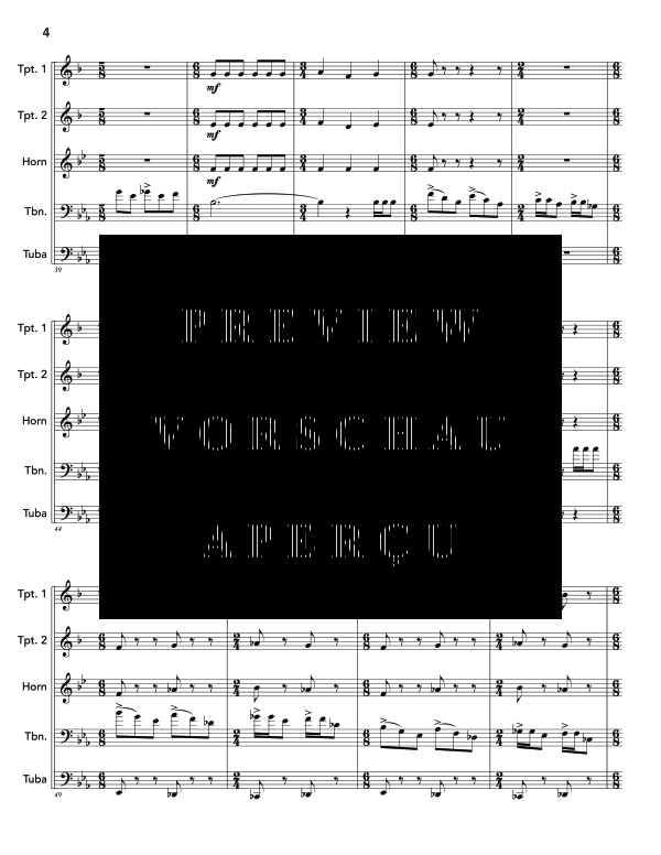 Produktgalerie: Seite 8 von 11 Trifecta, , (Blechbläser Quintett)