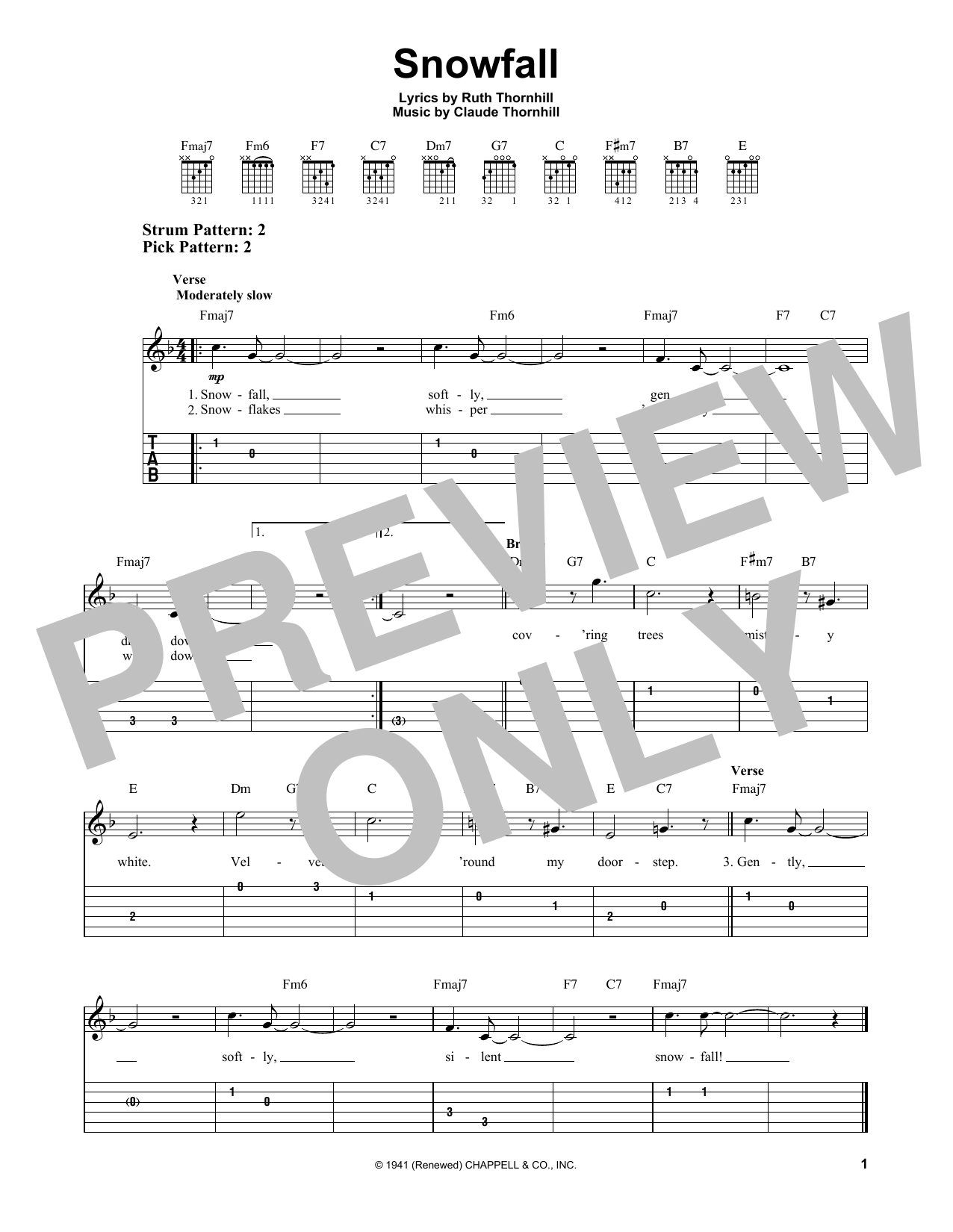 Product gallery: Page 1 of 1 Snowfall, Tony Bennett