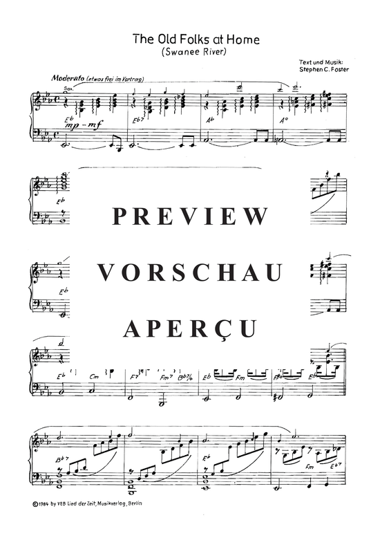 Product gallery: Page 4 of 4 The old folks at home , , Piano Solo